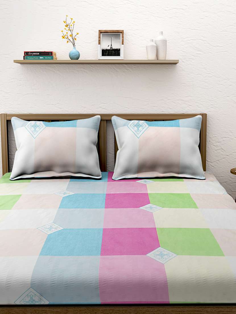 double bedsheet with 2 pillow cover