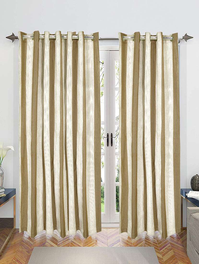  cotton yarn eyelet door curtains 