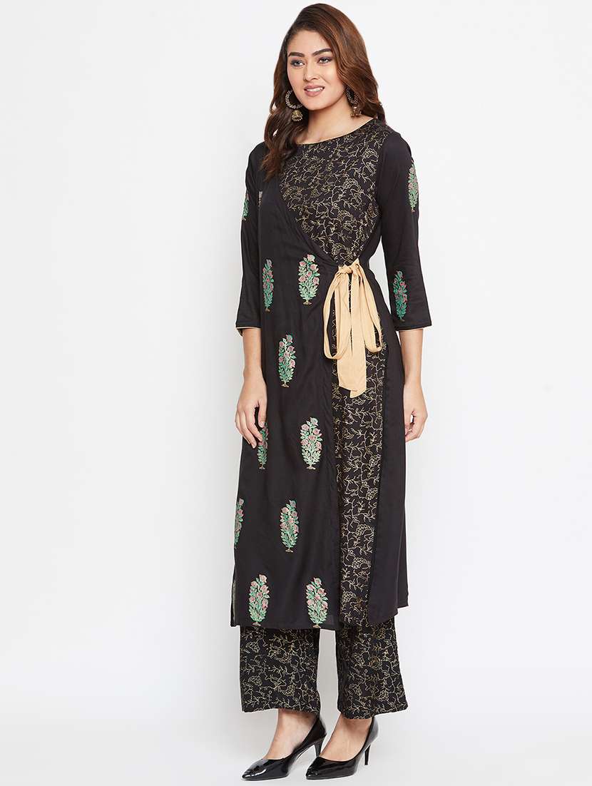 printed kurta palazzo set