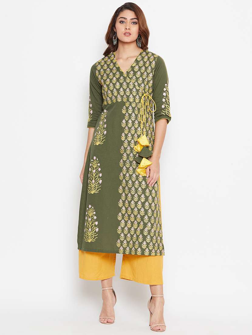 women's angrakha kurta