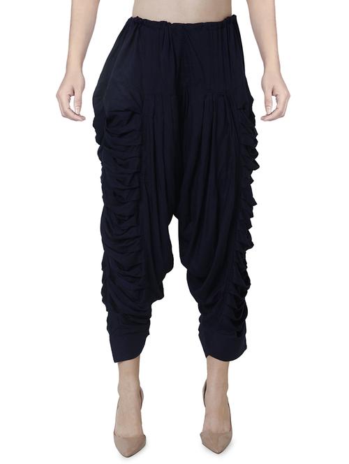 blue rayon dhoti salwar salwars - 16944014 - Standard Image - 0
