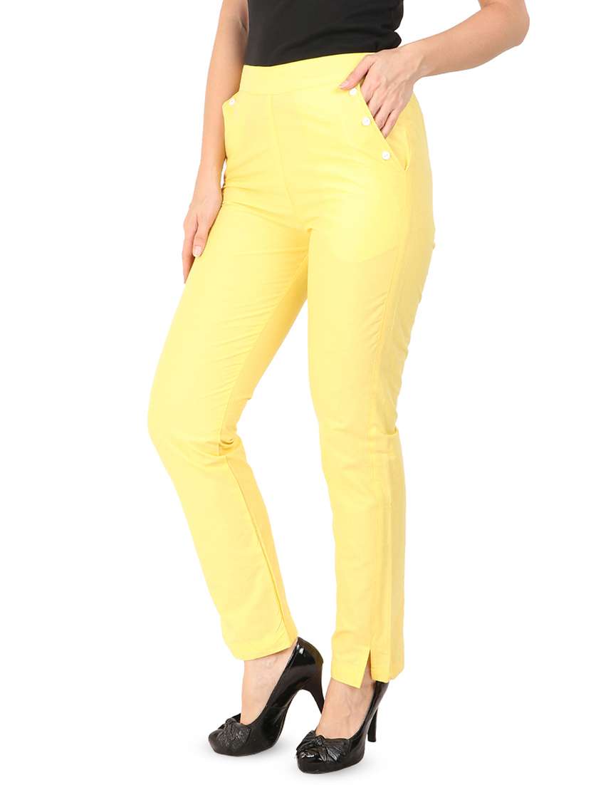 mid rise flat front trouser  - 16944044 -  Standard Image - 1
