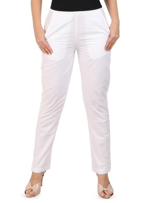 mid rise solid trouser  - 16944046 -  Standard Image - 0