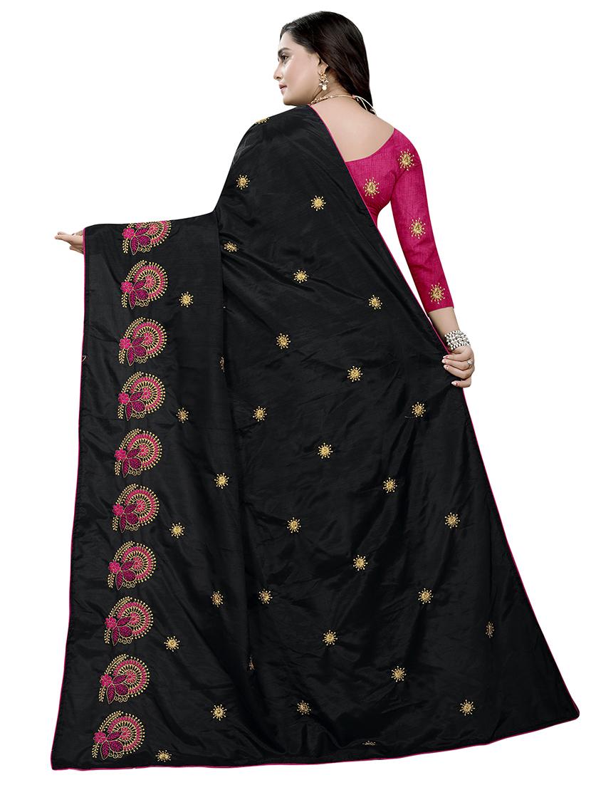 self design embroidered saree - 16944269 -  Standard Image - 1