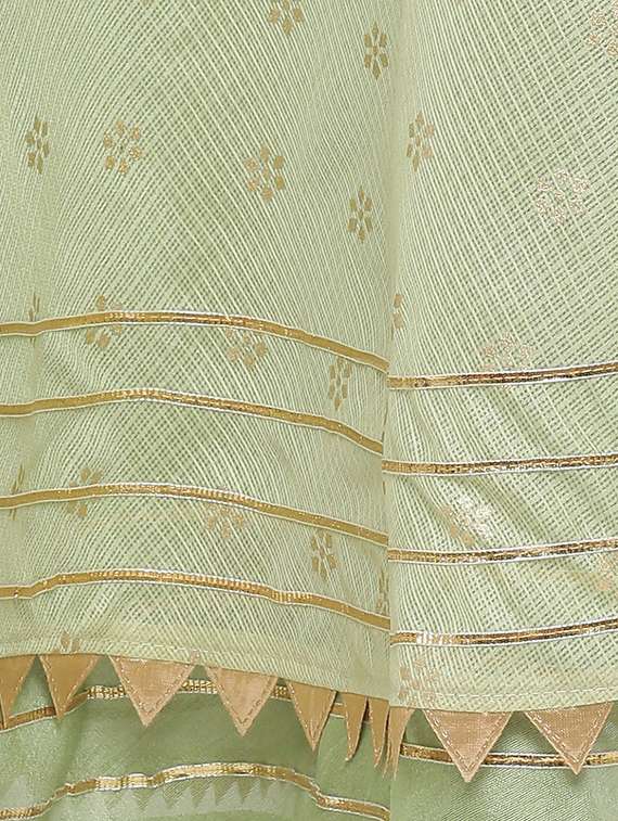 green cotton flared skirt - 16944566 -  Standard Image - 4