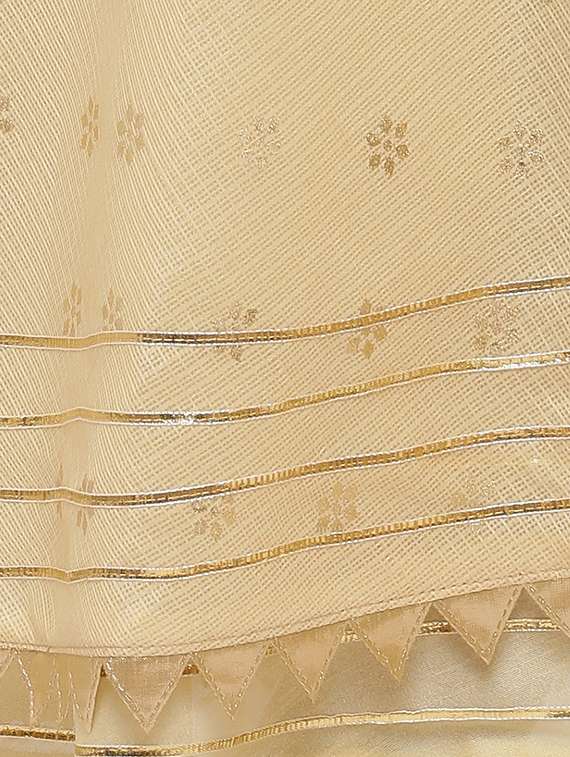 beige cotton flared skirt - 16944570 -  Standard Image - 4