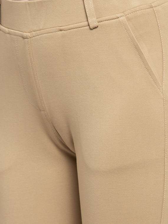 high rise flat front trouser  - 16945587 -  Standard Image - 4