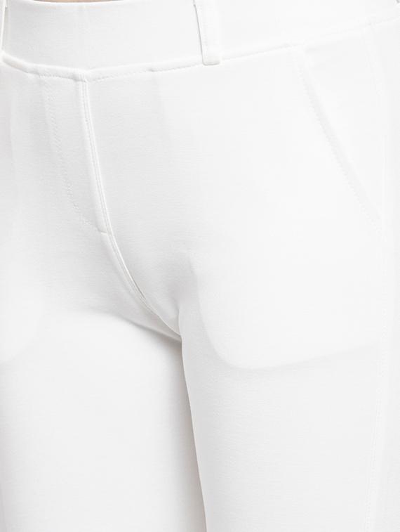 high rise flat front trouser - 16945588 - Standard Image - 4