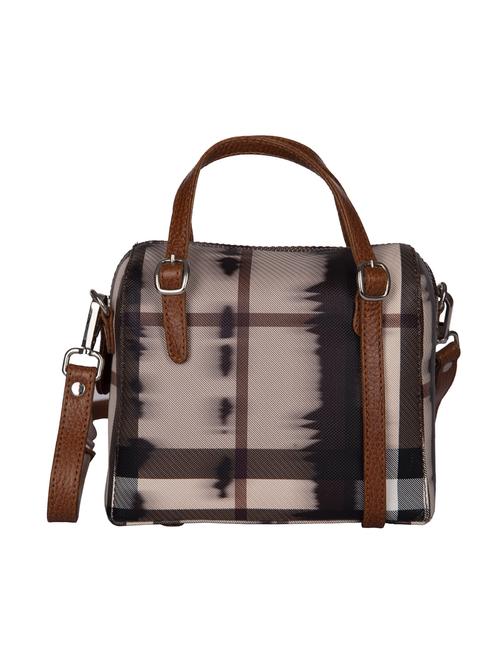 tan printed messenger sling bag - 16946565 -  Standard Image - 0