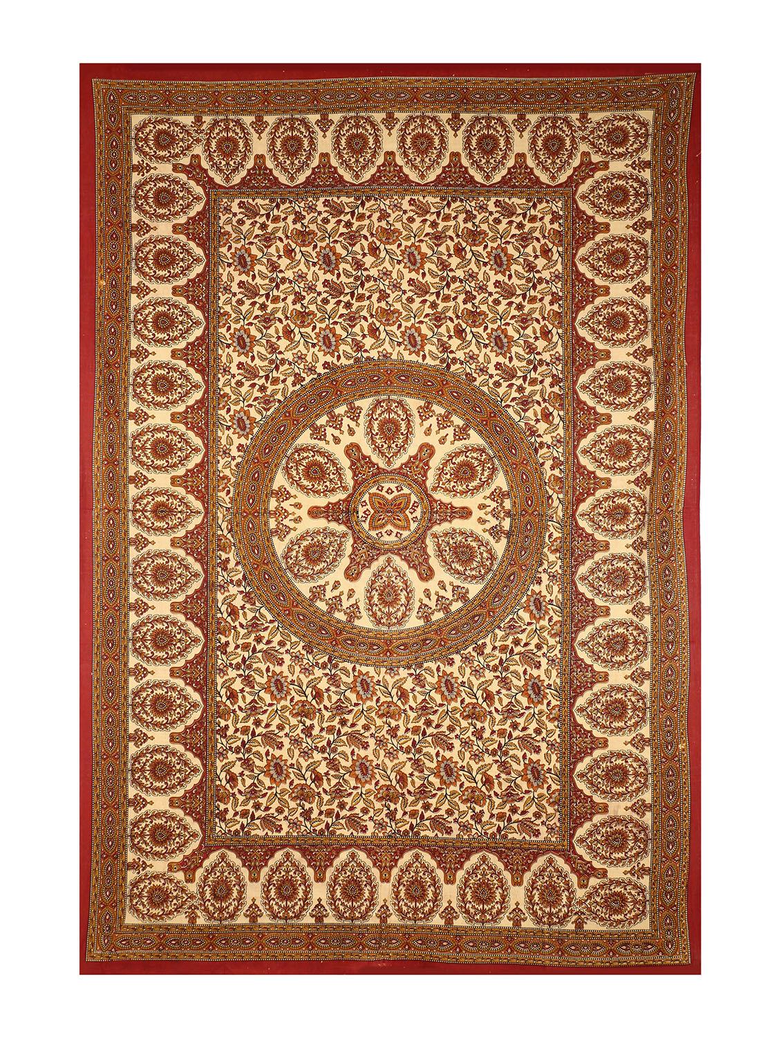 cotton jaipuri print 6 to 8 seater table cloth cover - 16947960 - Standard Image - 1