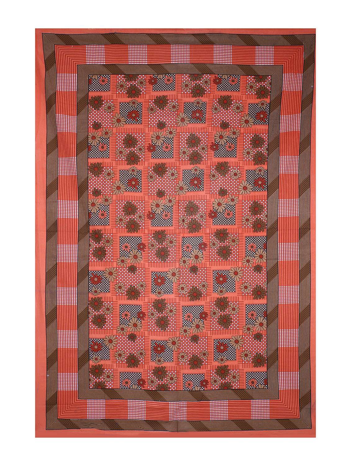 cotton jaipuri print 6 to 8 seater table cloth cover - 16947978 -  Standard Image - 1