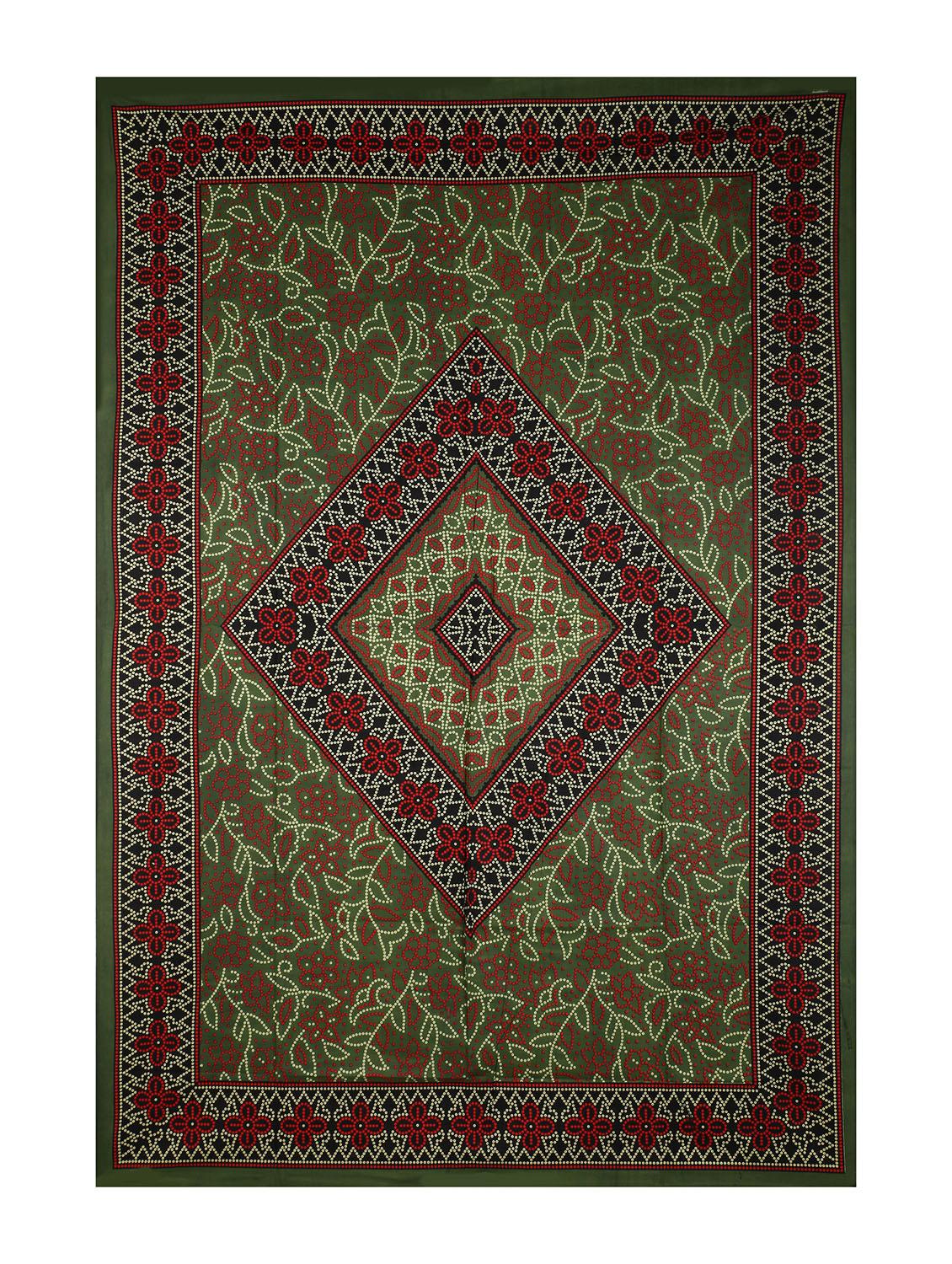 cotton jaipuri print 6 to 8 seater table cloth cover - 16947999 - Standard Image - 1