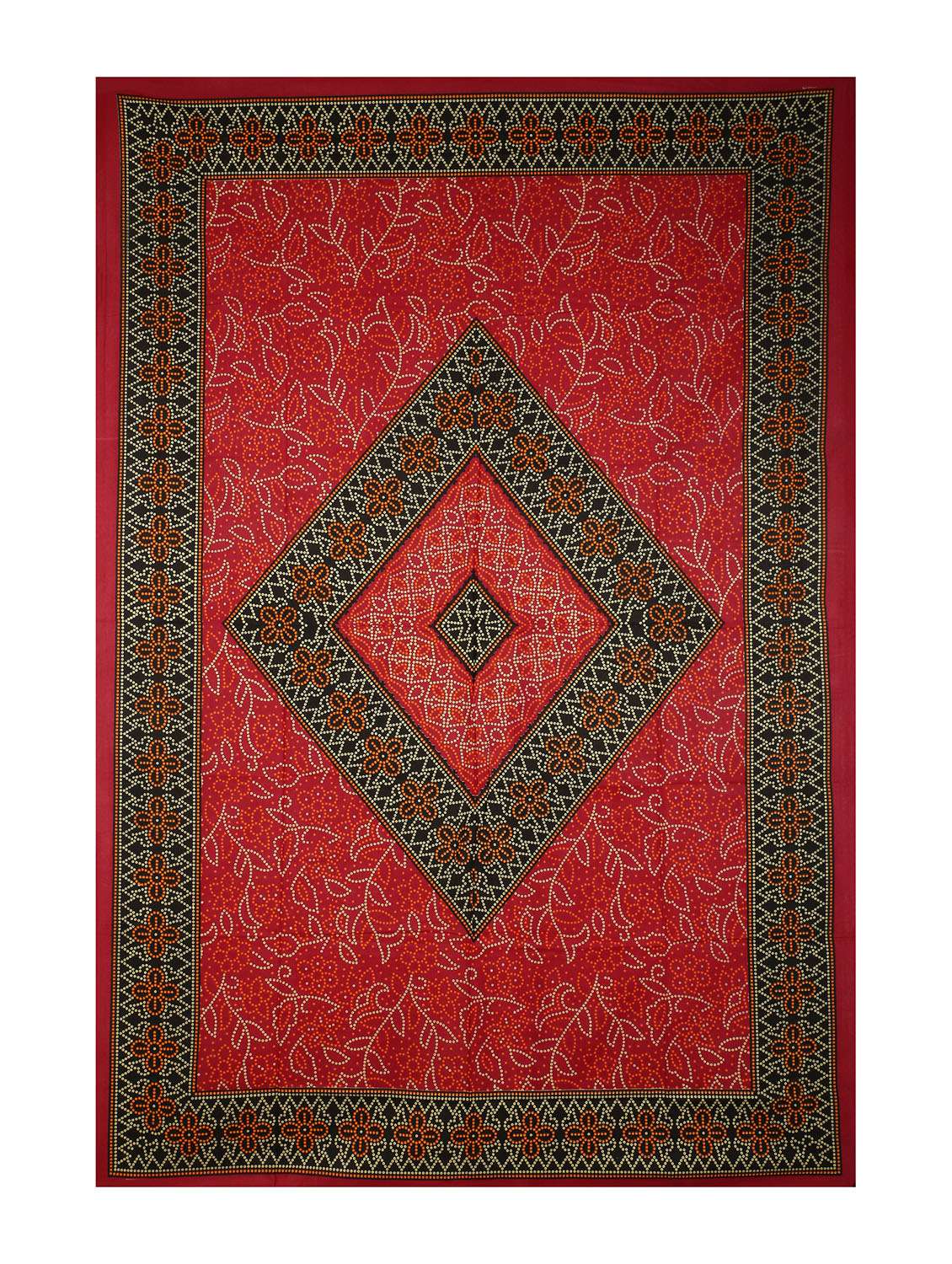 cotton jaipuri print 6 to 8 seater table cloth cover - 16948001 - Standard Image - 1