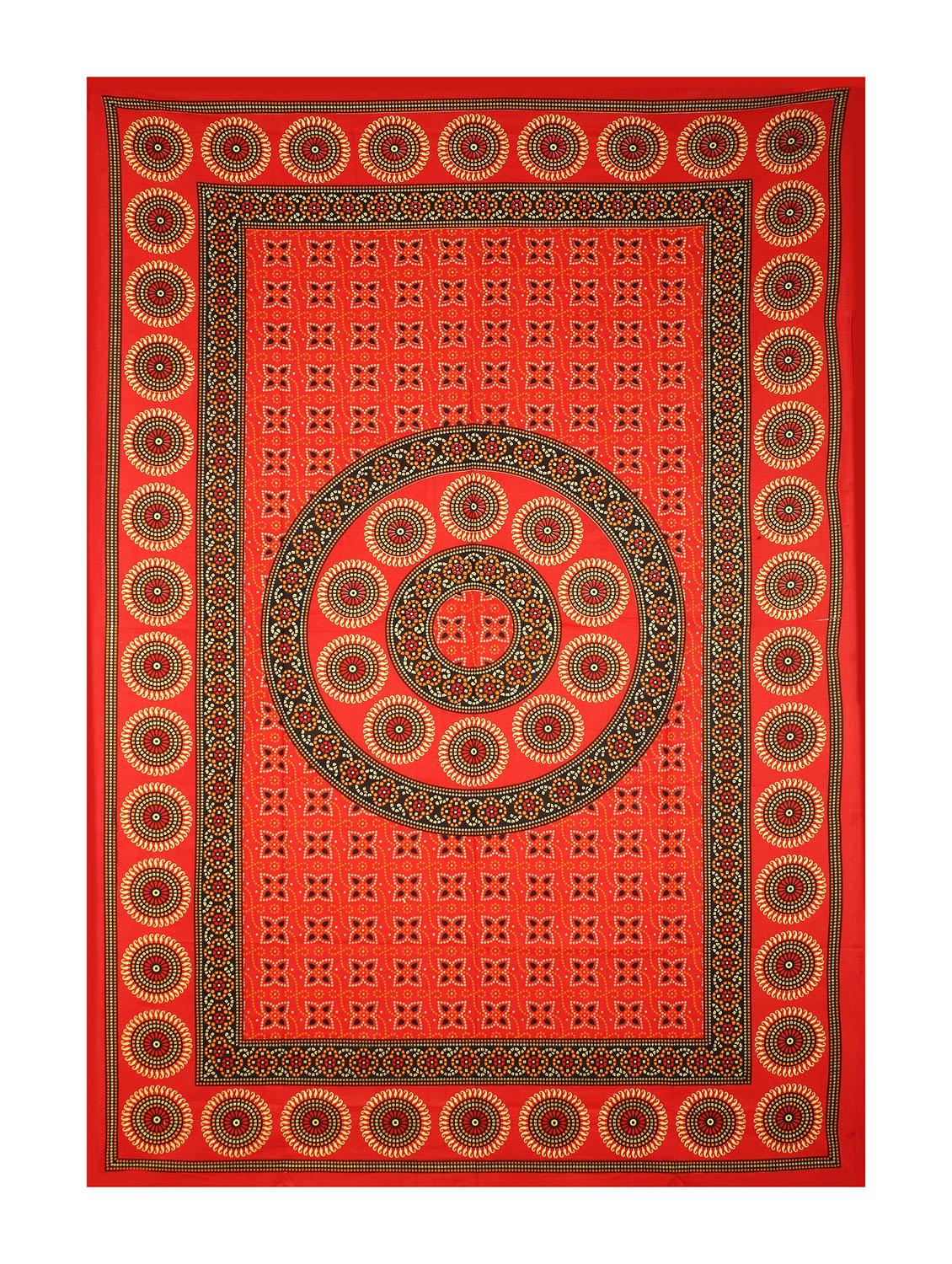  cotton jaipuri print 6 to 8 seater table cloth cover - 16948003 -  Standard Image - 1
