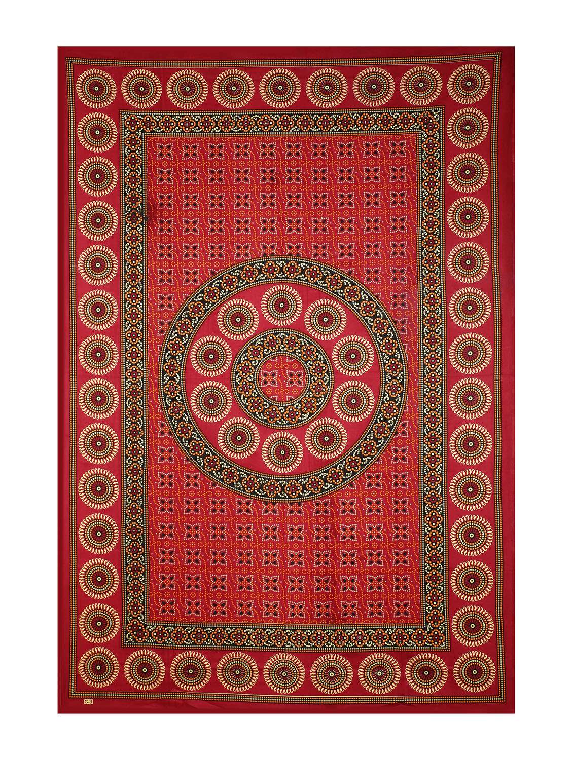 cotton jaipuri print 6 to 8 seater table cloth cover - 16948004 -  Standard Image - 1