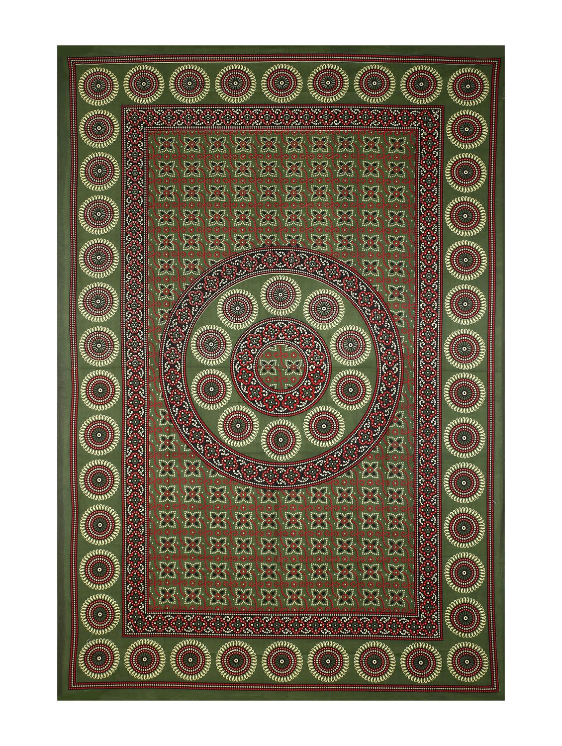 cotton jaipuri print 6 to 8 seater table cloth cover - 16948006 -  Standard Image - 1