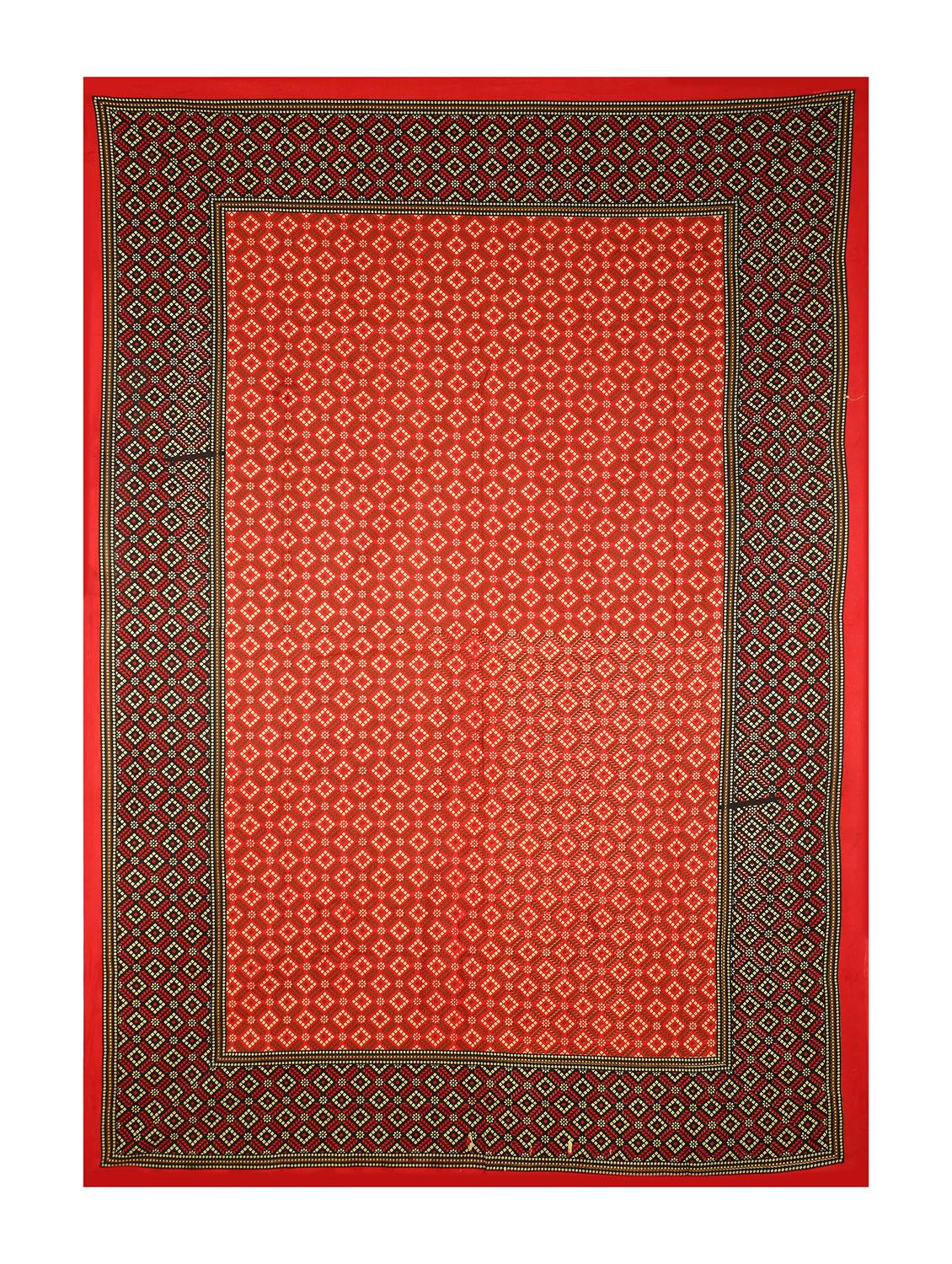cotton jaipuri print 6 to 8 seater table cloth cover - 16948007 - Standard Image - 1