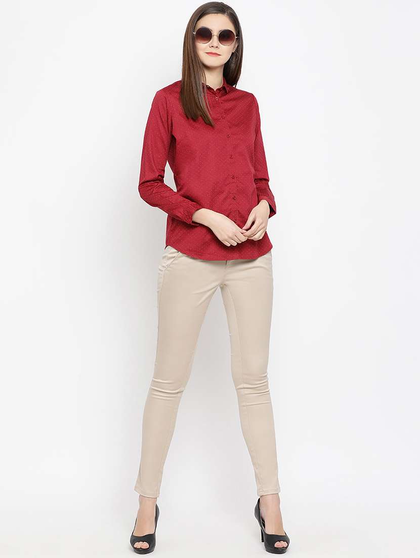 long sleeved polka dot shirt  - 16948604 -  Standard Image - 4