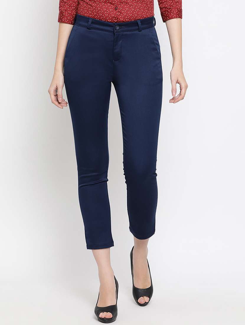mid rise chinos trousers 