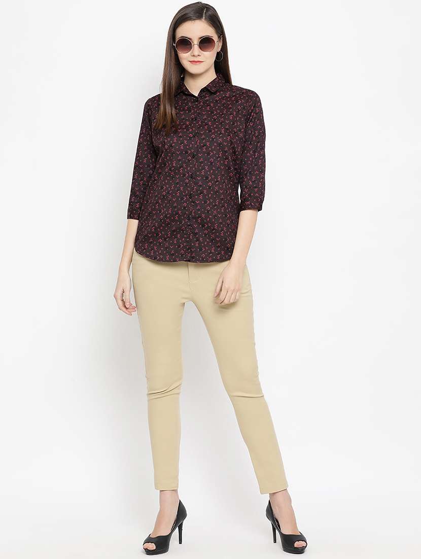 mid rise chinos trousers  - 16949544 -  Standard Image - 4