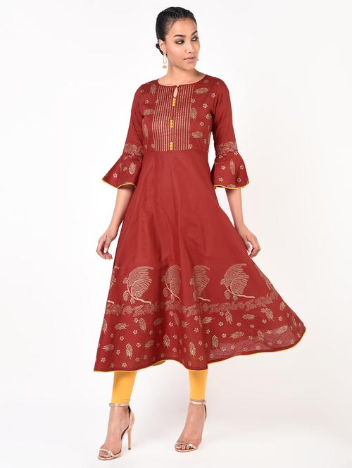 women's flared kurta - 16951338 -  Standard Image - 0