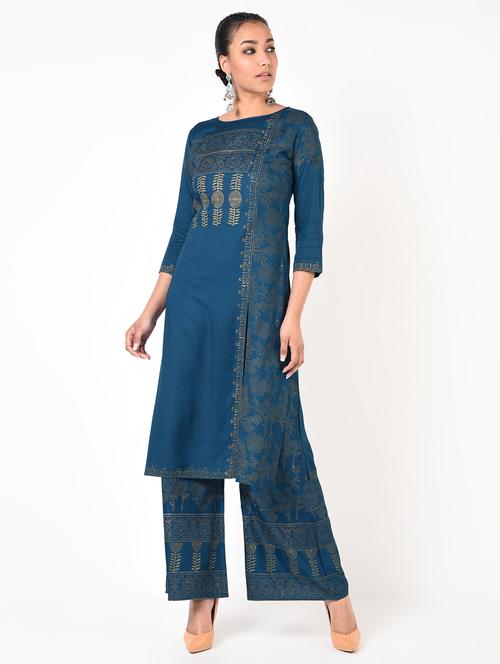 women's straight kurta - 16951342 - Standard Image - 0
