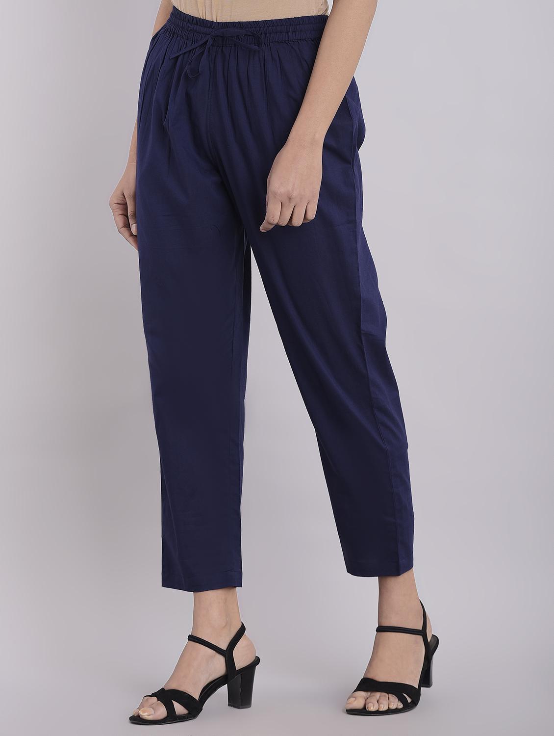 solid straight tapered pant - 16952068 - Standard Image - 1