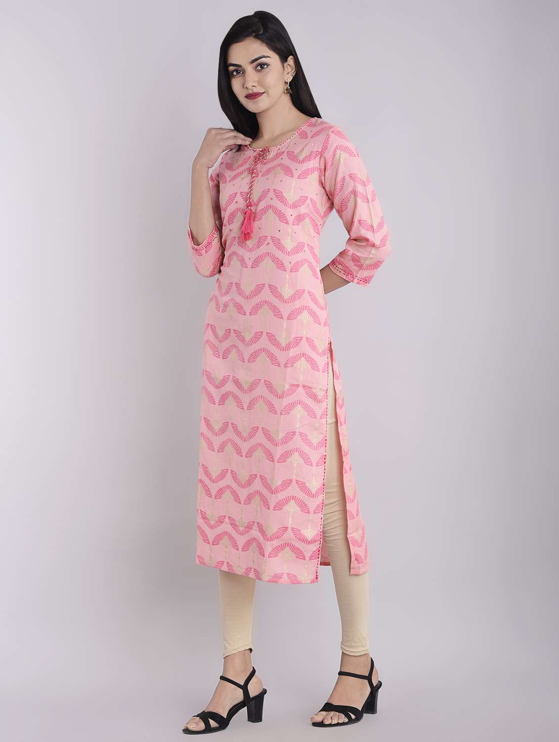 women's straight kurta - 16952149 -  Standard Image - 1