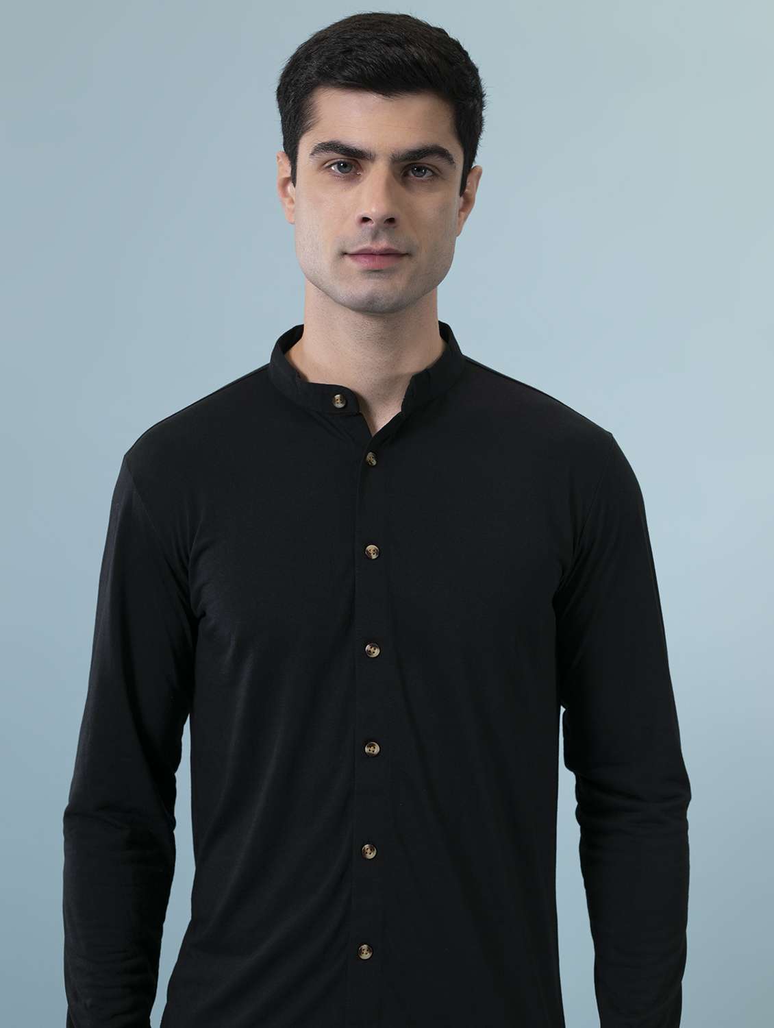 mens solid casual shirt - 16952427 -  Standard Image - 4