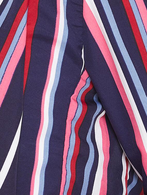 lapel neck striped blazer - 16952643 - Standard Image - 4