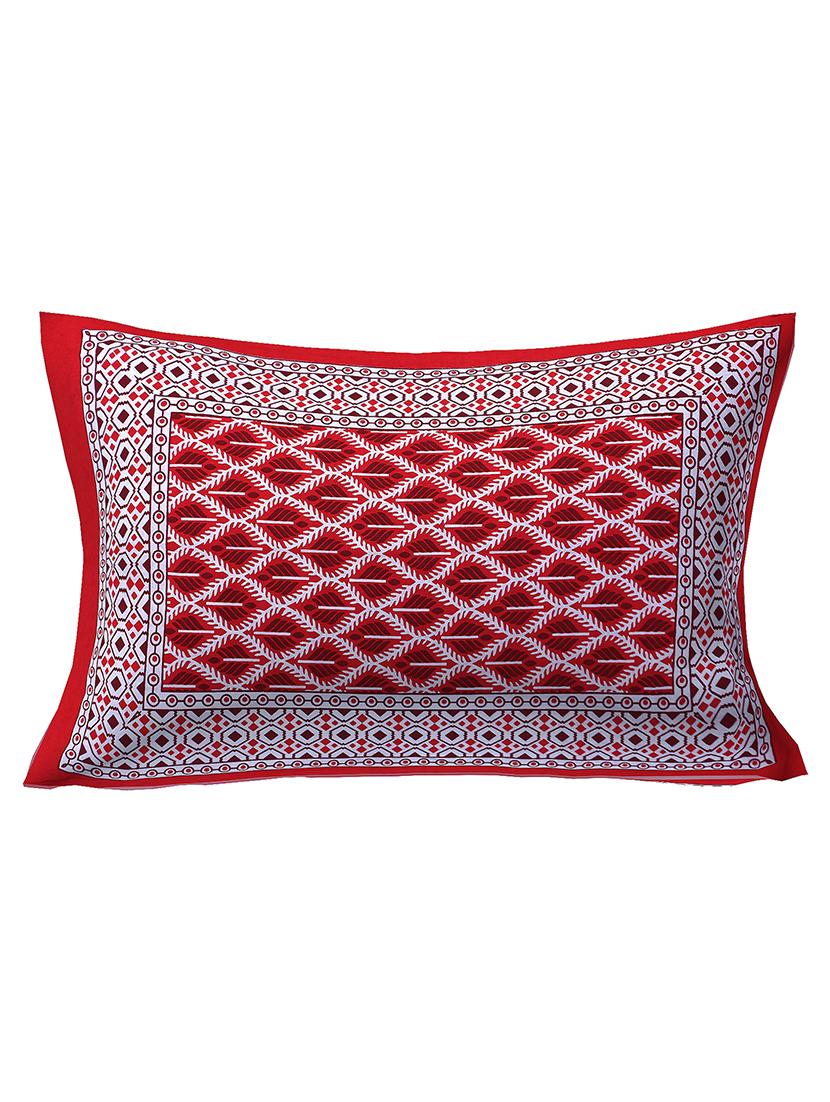 cotton single bedsheet with 1 pillow cover - 16952799 -  Standard Image - 1