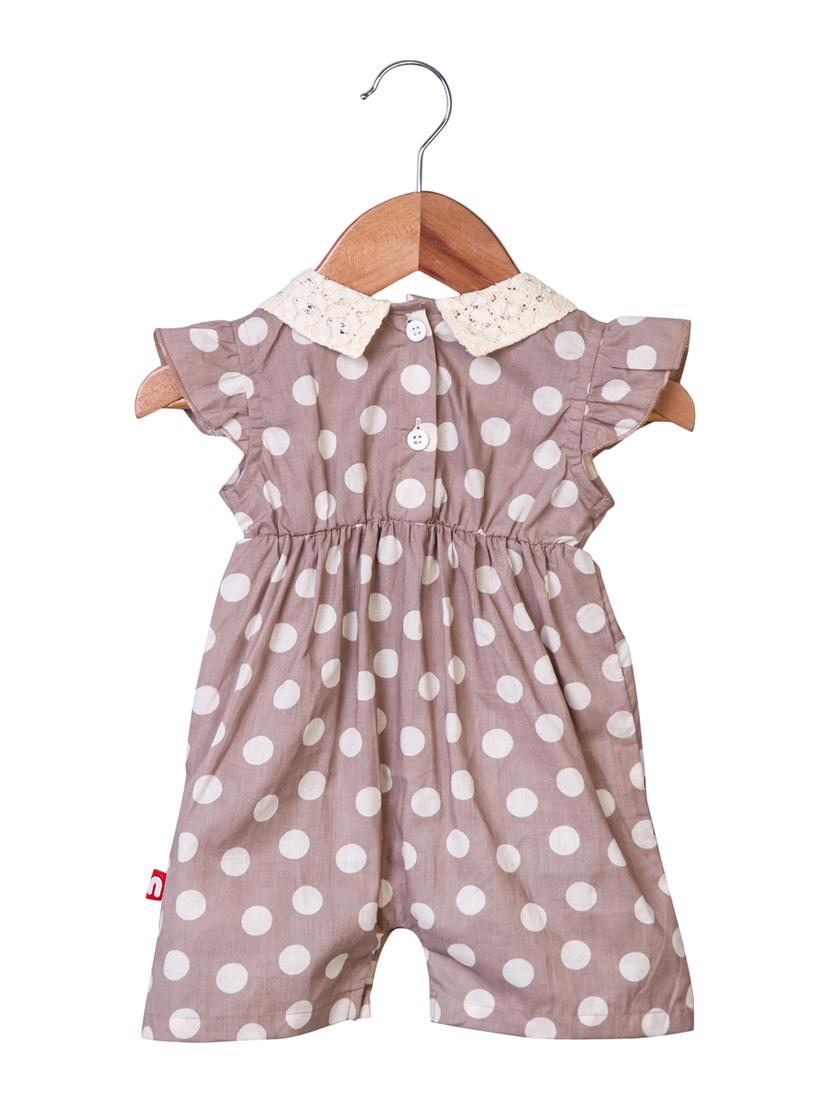 grey cotton rompers onesies - 16953650 - Standard Image - 1