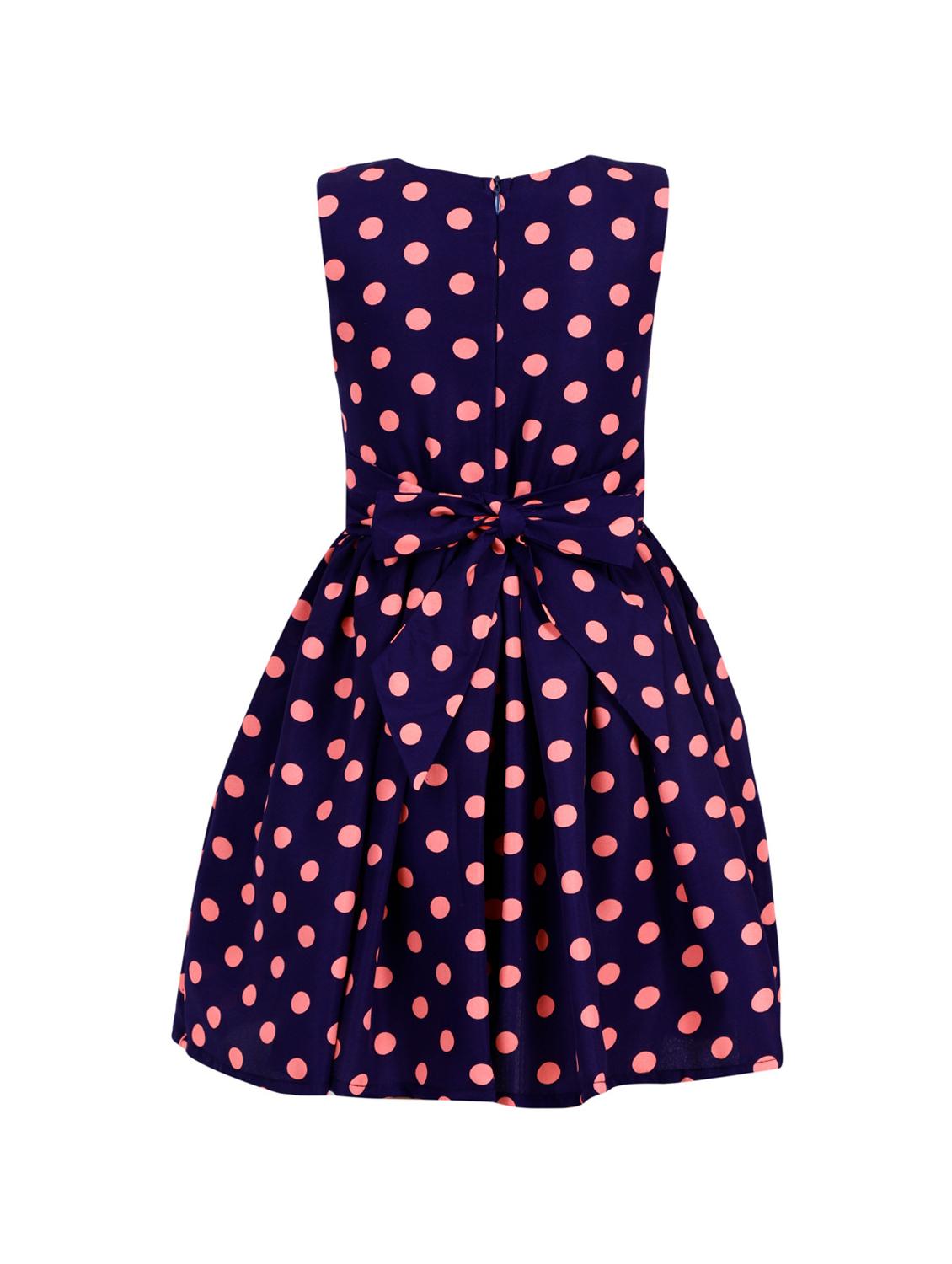 blue crepe frock - 16955300 - Standard Image - 1