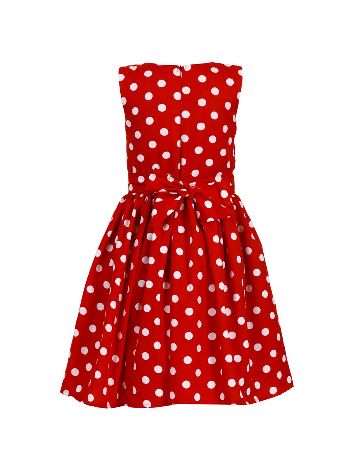 red crepe frock - 16955301 - Standard Image - 1