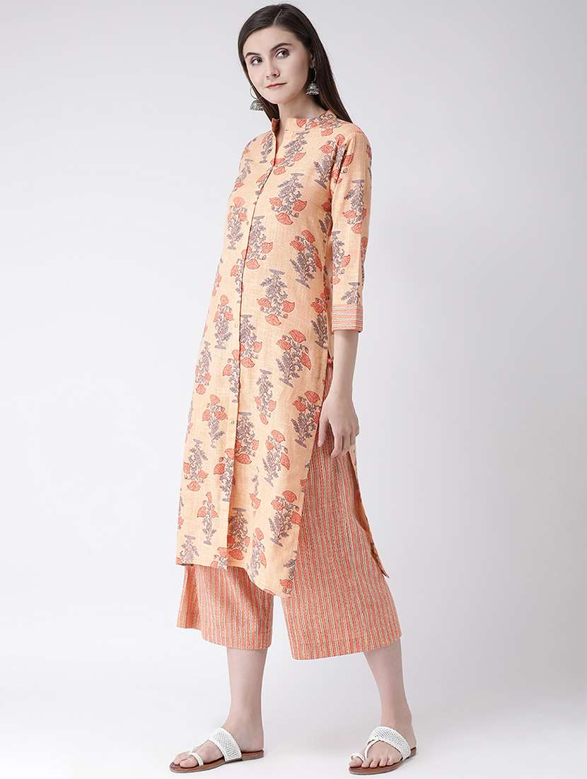 floral kurta palazzo set - 16955456 - Standard Image - 1