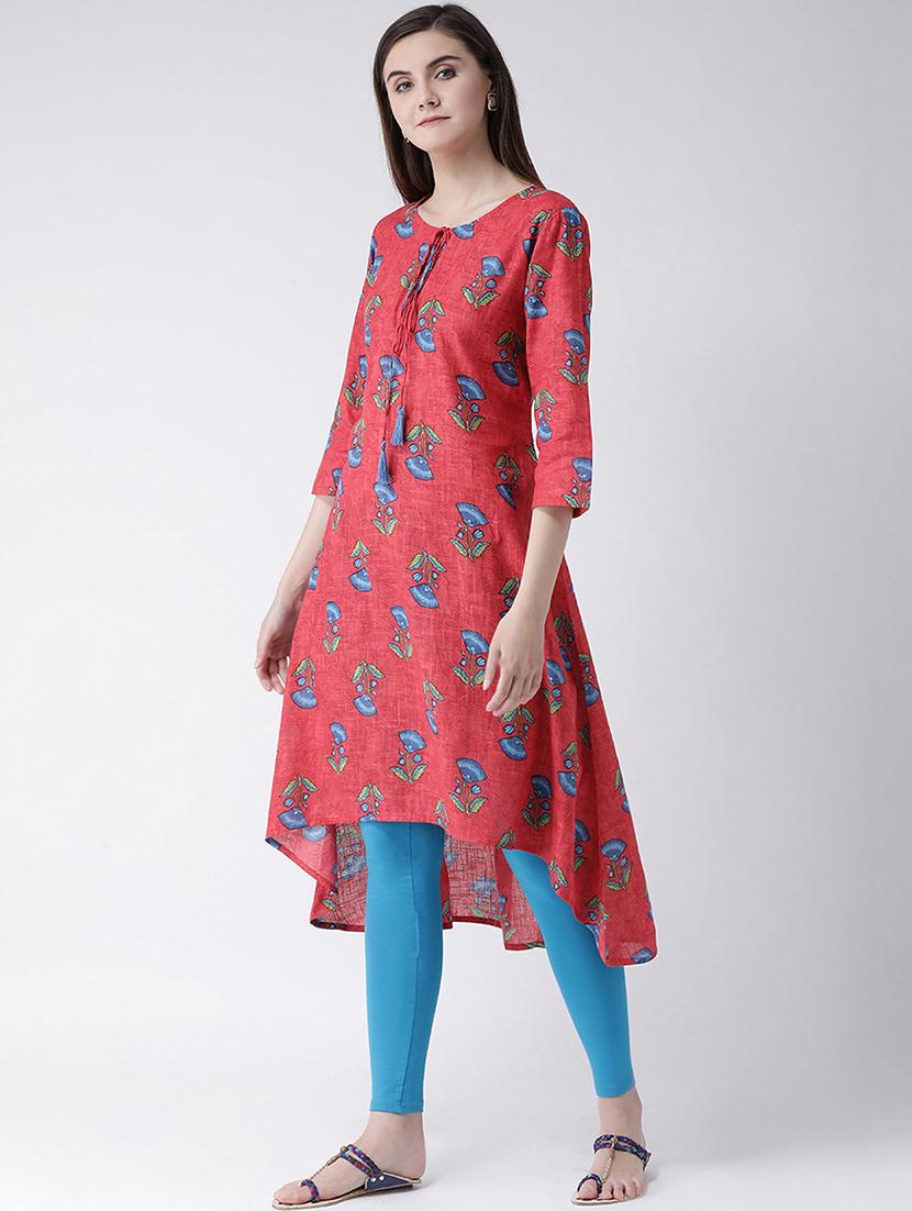 women's asymmetric kurta - 16955477 - Standard Image - 1