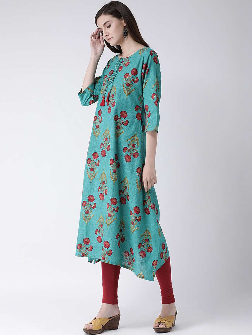 women's asymmetric kurta - 16955479 -  Standard Image - 1
