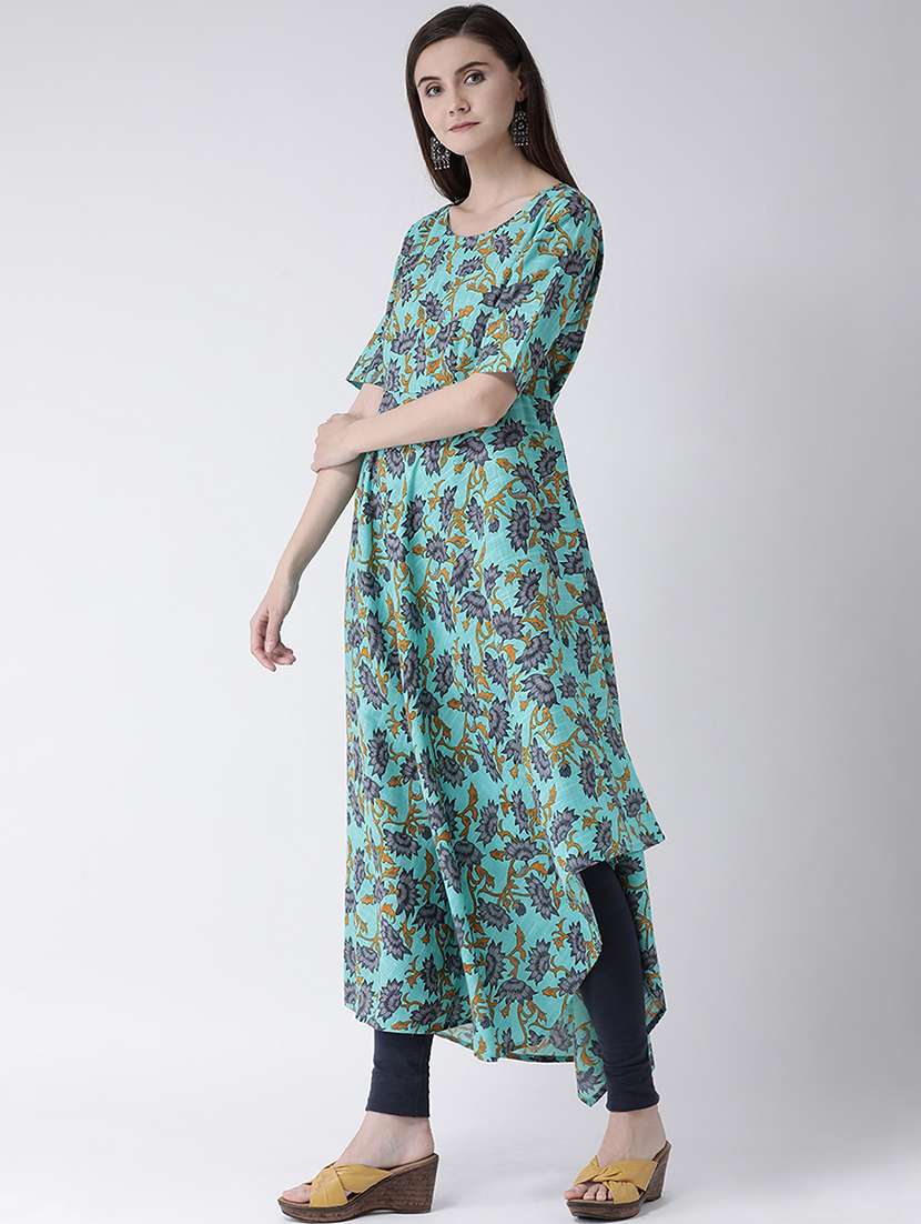 women's asymmetric kurta - 16955483 -  Standard Image - 1