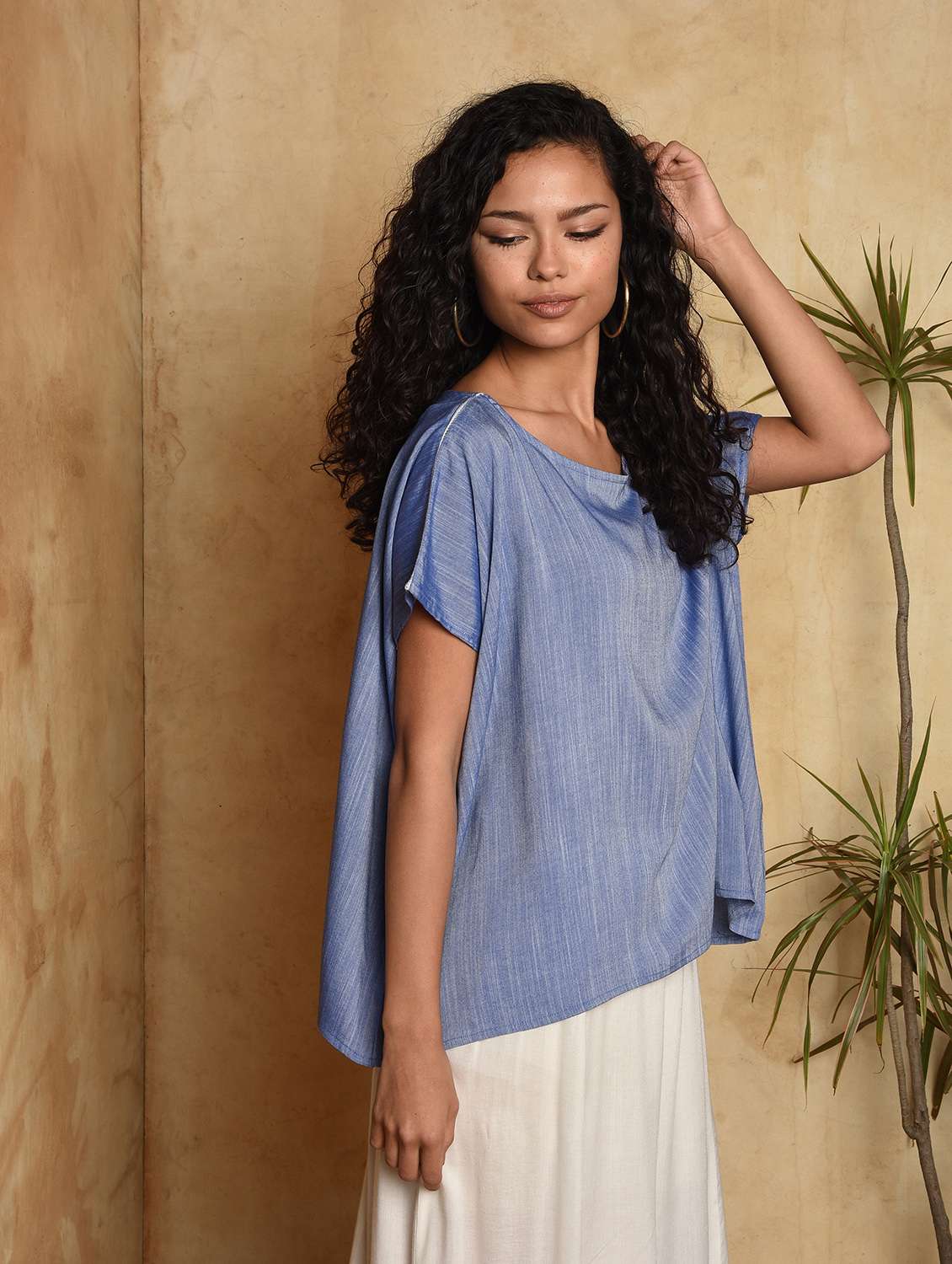 solid kaftan kurti - 16957301 -  Standard Image - 1