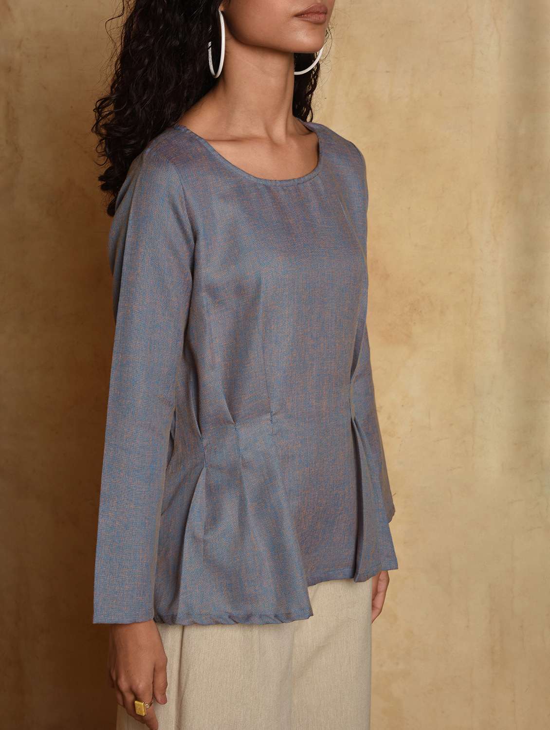 solid a-line kurti - 16957309 -  Standard Image - 4