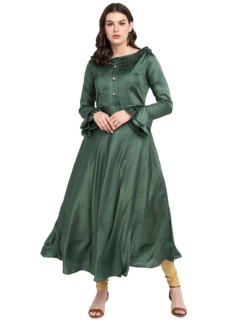 bell sleeves a-line  kurta