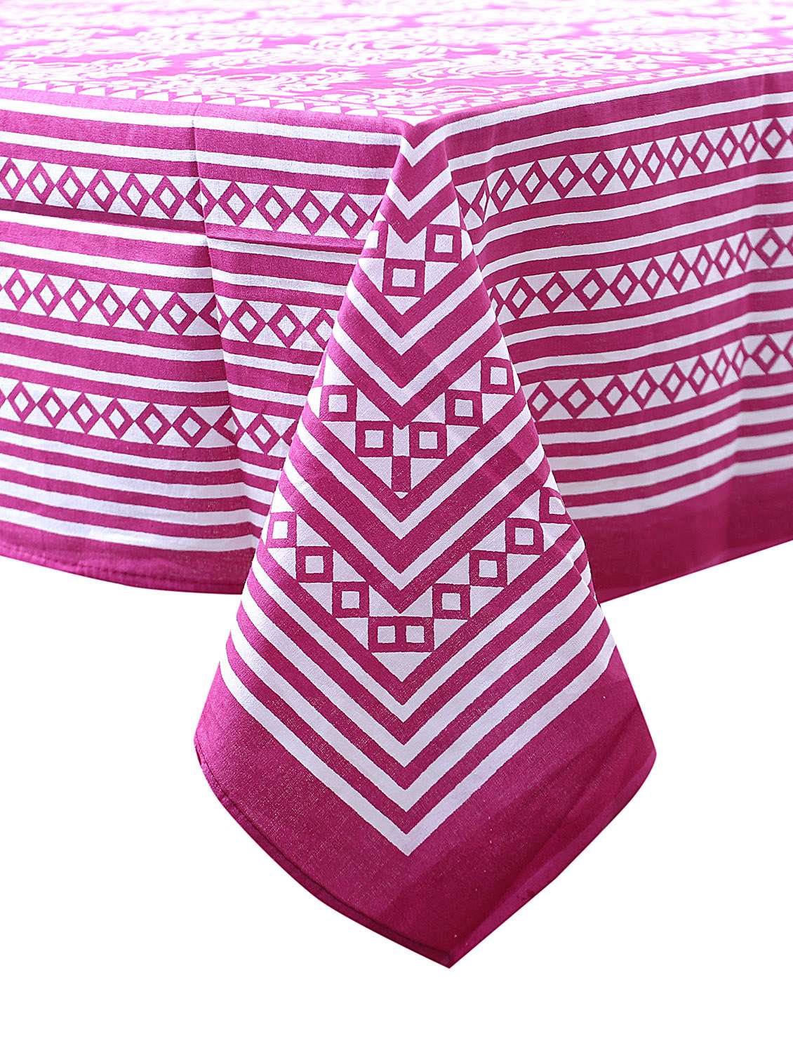 cotton jaipuri print 6 to 8 seater table cloth cover  - 16960314 -  Standard Image - 1