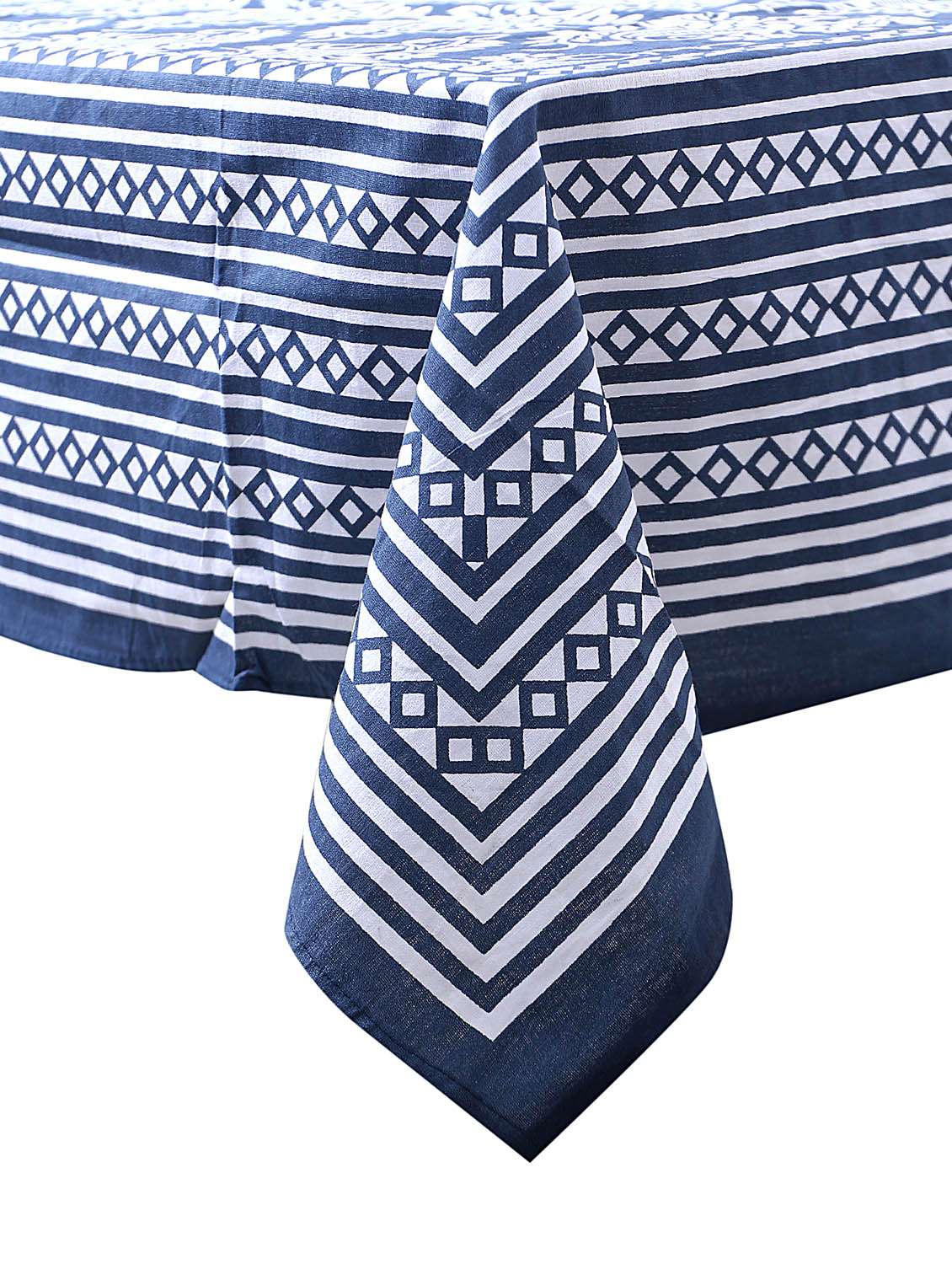 cotton jaipuri print 6 to 8 seater table cloth cover  - 16960315 -  Standard Image - 1