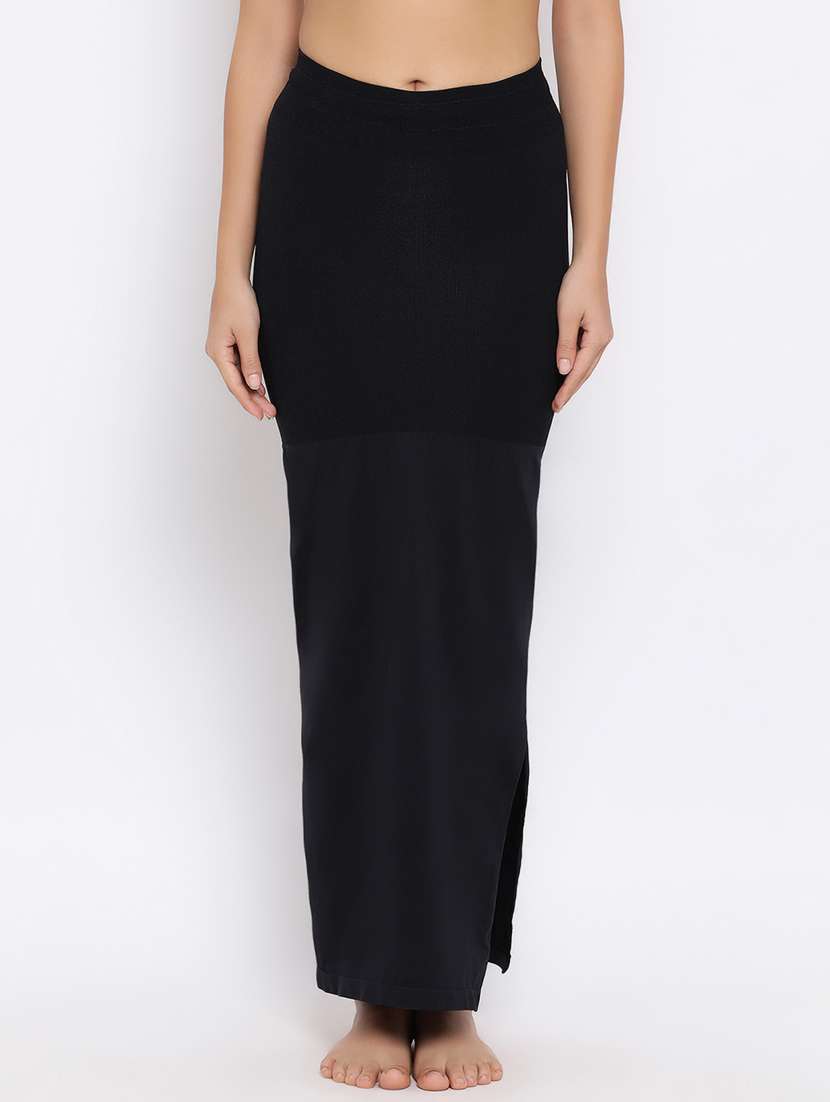 black nylon saree shaper shapewear