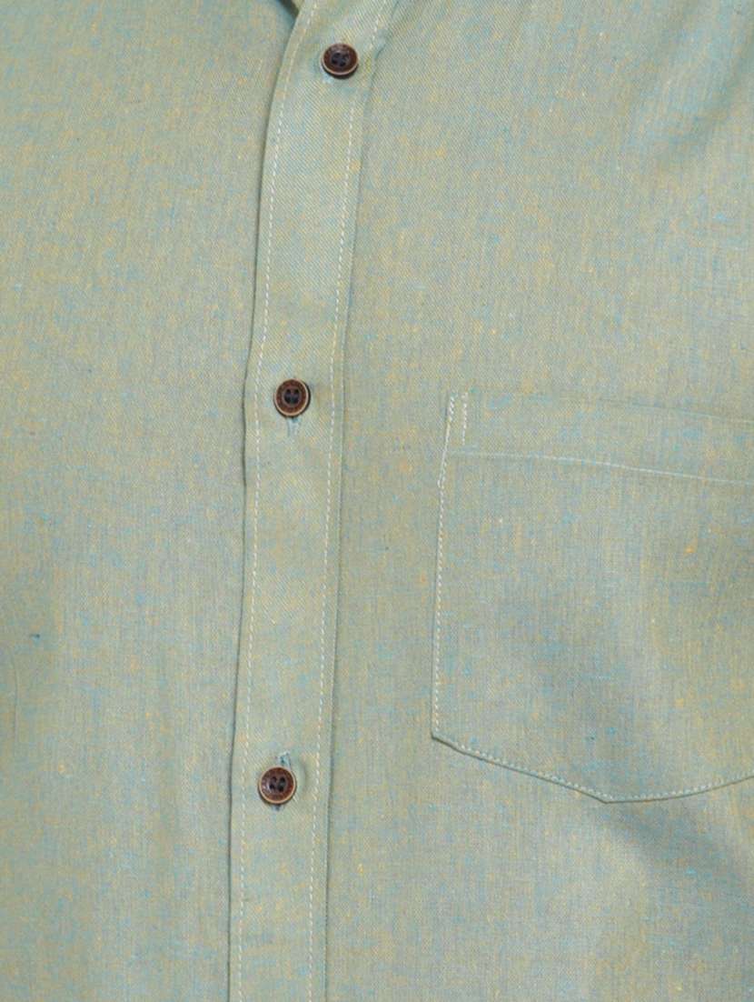 mens solid casual shirt - 16963287 -  Standard Image - 4