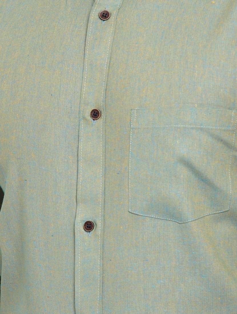 mens solid casual shirt - 16963288 -  Standard Image - 4