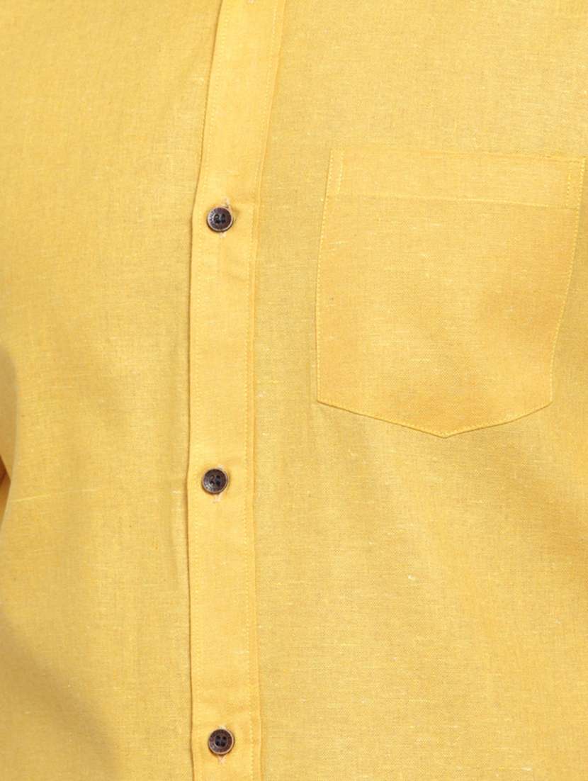mens solid casual shirt - 16963289 -  Standard Image - 4