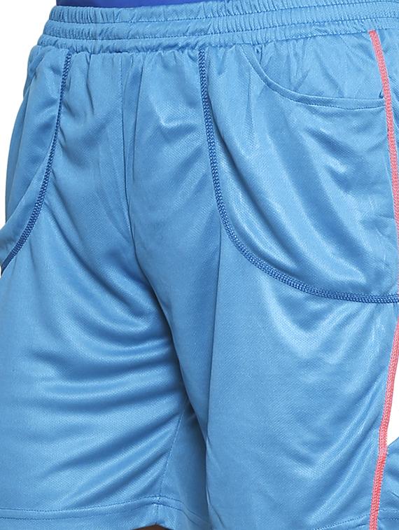 light blue side striped shorts - 16963495 - Standard Image - 4