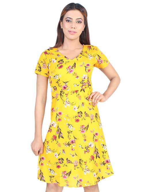 women's shift floral dress - 16963733 - Standard Image - 0