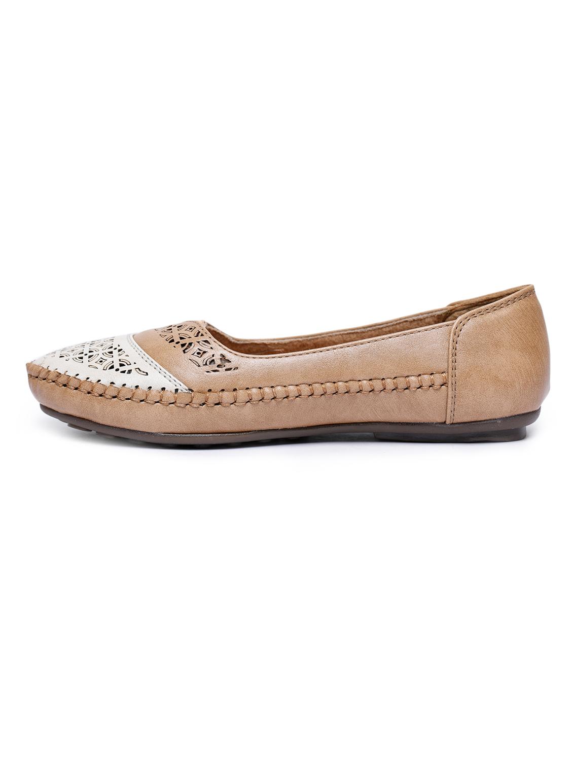 beige slip on ballerinas - 16966993 - Standard Image - 1